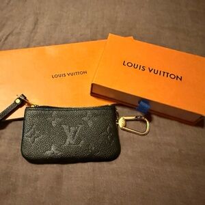 Louis Vuitton Black Monogram Key Holder